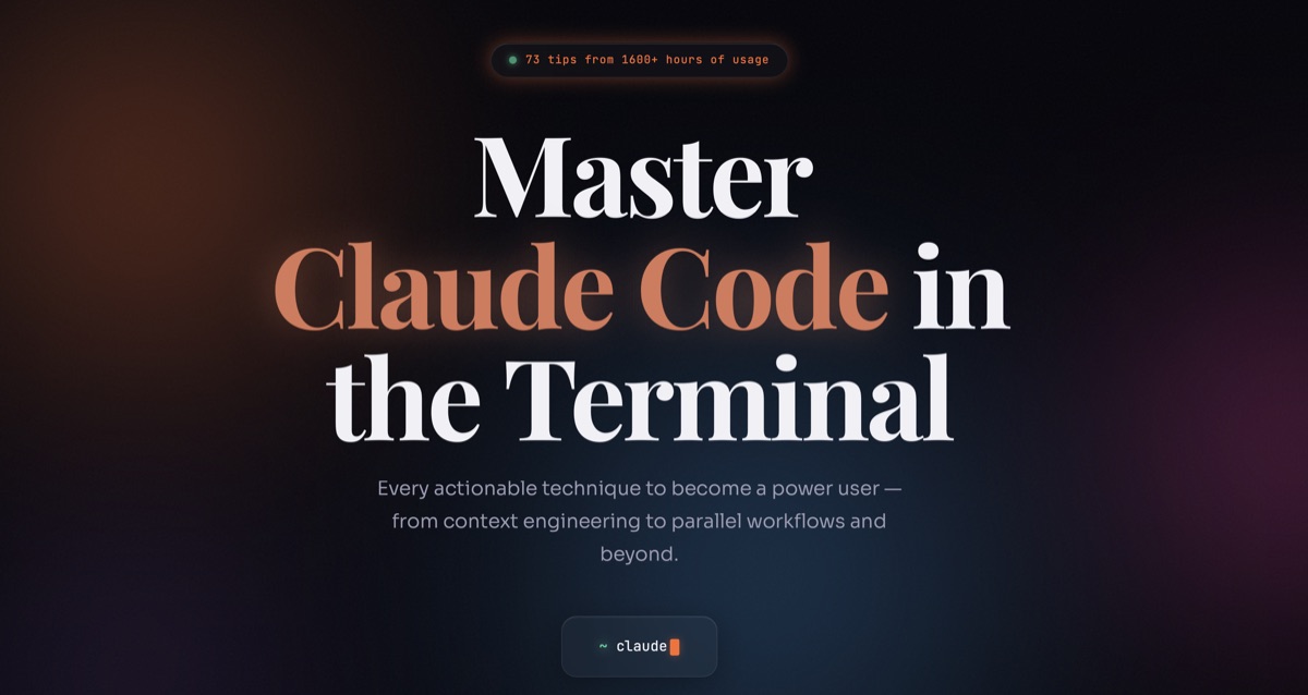 73 Claude Code Tips — Master Claude Code in the Terminal
