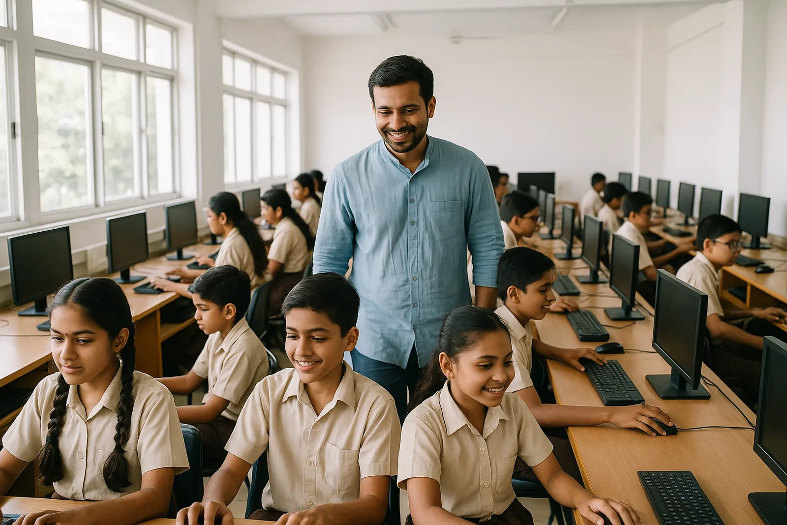 An education institute setting in Mumbai