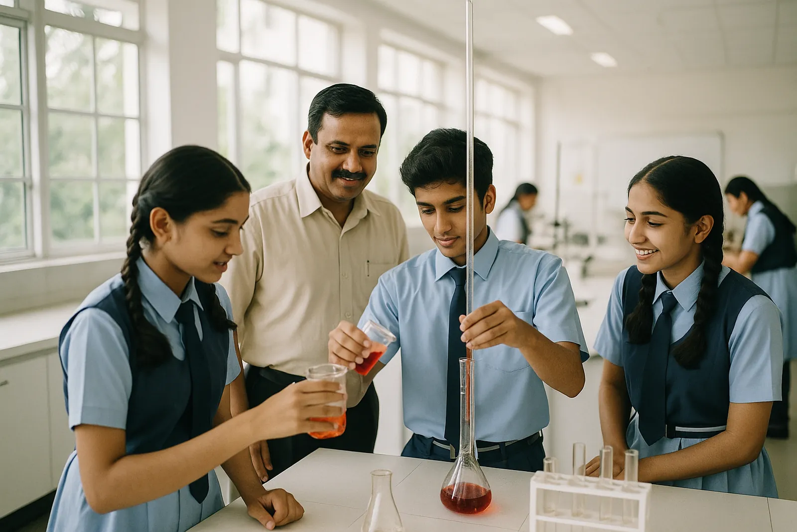 An education setting in Surat